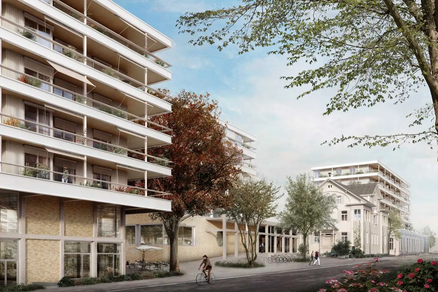 Überbauung SETA-Areal, Wetzikon – Rendering